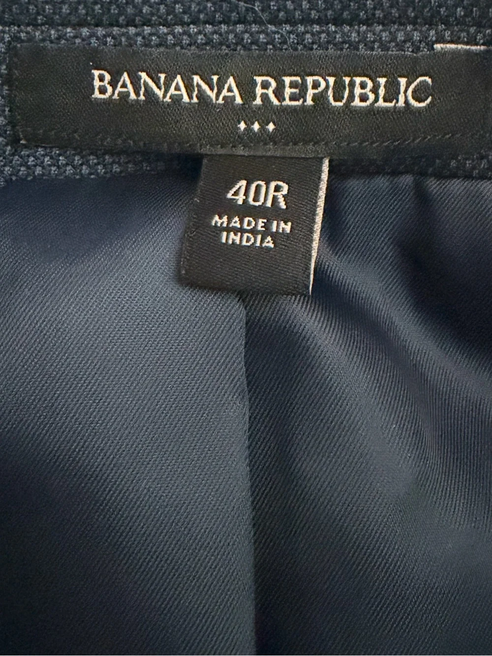 Banana Republic Men's Slate Blue Suit Jacket & Pants w/ GB Dress Shirt.